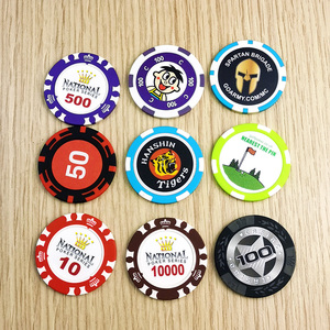 Factory Wholesale Casino ABS Plastic Clay Custom Ceramic Poker Chips
