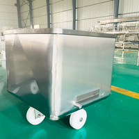 Chariot à viande en acier inoxydable pour les machines de traitement des aliments