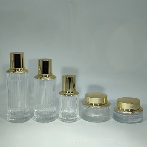 Sang Trọng 15 30 G 60 100 120 200 Ml 4 Oz Rỗng Chăm sóc Da Kem Jar Đặt Bao Bì Thủy Tinh Mỹ Phẩm Bơm Phun Huyết Thanh Chai Mực - Product Image 4