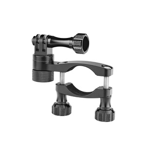 KAMPHO 0.6-1.3 pouces guidon de vélo/moto tout en aluminium tige de selle support de bâton de <span class=keywords><strong>ski</strong></span> pour Gopro <span class=keywords><strong>Hero</strong></span> 8/9/10/11/12 - Product Image 1