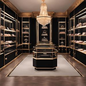 Hợp Thời Trang Tùy Chỉnh Có Thể Khóa Bằng Gỗ Kính Hiển Thị Tủ Thép Không Gỉ LED Ánh Sáng Cửa Hàng Đồ Trang Sức Showcase <span class=keywords><strong>Box</strong></span> Cho Đồ Nội Thất - Product Image 4