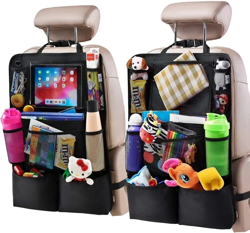 Autostoel Opbergtas Rugleuning Opbergtas Ipad Auto Ophangtas Achterbank Oxford Stof Kick Proof