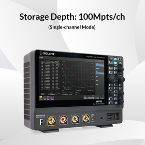 Osciloscopio de Almacenamiento Digital Siglent SDS1074/1102/1202X, Resolución Vertical de 12 bits, Pantalla Táctil de Alta Definición - Product Image 3