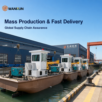 Bateau de manutention et de remorquage Wanrun Dredger avec moteur WEICHAI 122KW 3T hydraulique pour service de mooring et de remorquage personnalisé