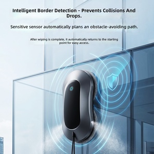 Robot nettoyeur de vitres intelligent, <span class=keywords><strong>lave</strong></span>-vitres automatique pour la maison avec navigation aléatoire et nettoyage des vitres des deux côtés - Product Image 3