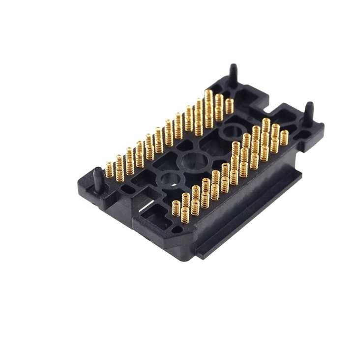1.27mm 피치 HP45 HP78 헤드 드라이버 보드 모듈형 스프링 접점 52핀 프린터 카트리지 포고 핀 커넥터 ...