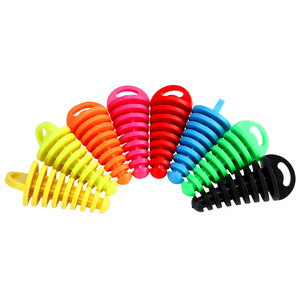 Bouchons d'échappement étanches en PVC, 11cm, en plastique coloré, pour pièces de modification de moto tout-terrain, accessoires - Product Image 1