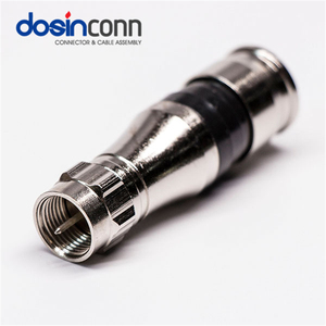 Đầu Nối Nén Cáp Đồng Trục Loại <span class=keywords><strong>F</strong></span> Cho RG6 RG59 RG11 Cáp Đồng Trục Với Vòng Đệm Thời Tiết O Và Vòng Kẹp Chặt Nước - Product Image 3