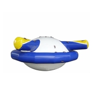 Bateau gonflable flottant épais et étanche pour projets de loisirs aquatiques en milieu marin, modèle Star Ship