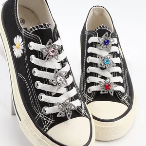 2023 Rhinestone Shoelaces Clips Decoration Shoe Charms Decorative Shoe Clips Gem Accessory Gift For Sneakers And Casual Shoes