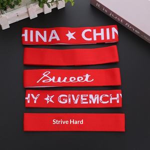 Diadema de Encaje con Logotipo Personalizado de Alta Calidad, Banda Elástica Ajustable con Logotipo Impreso para Deportes - Product Image 2