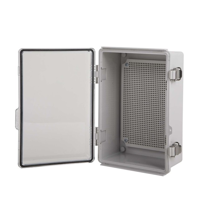 Junction Box With Factory Price Plastic Box IP68 Nema Polycarbonate  Abs Waterproof Electrical Hinged Box With Transparent Cover