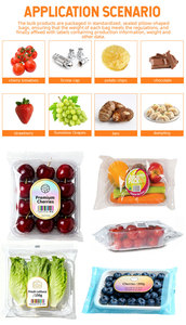 토마토 트레이 포장용 다기능 중량 분류 베개 포장기 프린터 및 라벨 - Product Image 2