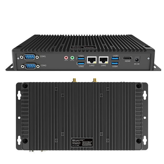 Aluminum Fanless Mini PC with Intel I5 I7 Windows 11 Compact Industrial Mini Computer for Office Core Tasks and Light Gaming