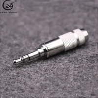Adaptateur audio stéréo HIFI, connecteur jack pour casque 3,5 mm, plaqué or rhodium YIVO XSSH, OEM et différents modèles en option