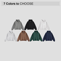 Sweat-shirts à capuche de qualité supérieure, poids lourd, 350 g/m², 48 % polyester, 52 % coton, sweat-shirts pour hommes, grandes tailles, sweat-shirts à capuche avec broderie personnalisée