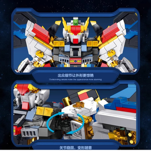 Juego de bloques de construcción de Robot de acción creativa PANDAS, montaje 3D DIY, decoración del hogar, Storm Freedom Mech Warrior, regalo - Product Image 6