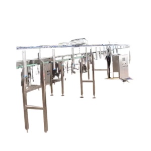 Sistema de Transporte Aéreo y Transportador Totalmente Automático Específico para Línea de Producción, Cinta Transportadora para Bebidas - Product Image 1