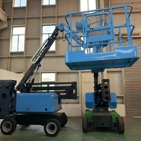 Plateforme élévatrice articulée hybride électrique pour entrepôt 14m 16m