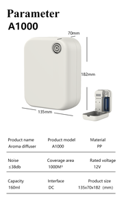 <span class=keywords><strong>A1000</strong></span>เครื่องกระจายกลิ่นกลิ่นรุ่นใดแนะนำให้ใช้เครื่องกระจายกลิ่นหอมแบบไร้เ<span class=keywords><strong>สี</strong></span>ยงสำหรับวิลล่าส่วนตัว - Product Image 3