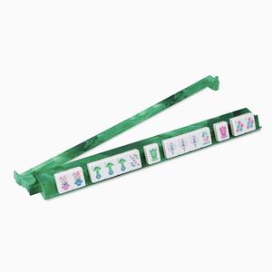 Ensemble de support et poussoir en agate de haute qualité, luxueux et très prisé. Règle élégante et raffinée. Épaisseur stable. Mahjong - Product Image 2