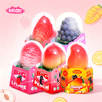 Es Krim Beku Rasa Stroberi Multi-rasa Bersertifikat Halal PoPI CAT GuangHui 3D 75g, Tahan 18 Bulan, Bubuk Es Krim Lembut