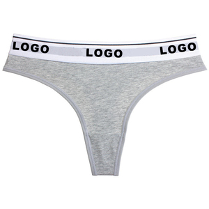Low-Rise Cotton Tangas Unterwäsche für Frauen Modische neue sexy Bikini Höschen mit elastischen Bund Großhandel Custom Logo