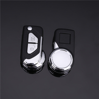 Coque universelle de clé de voiture intelligente Coque de clé de voiture pliante à 2 boutons Couverture de clé à distance de véhicule intelligent
