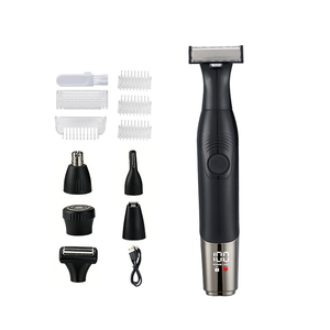 6-in-1 Electric Shavers Groin Hair <strong>Trimmer</strong> Men <strong>Trimmer</strong> Cordless Hair Removal Waterproof Body Face <strong>Trimmer</strong> For Men - Product Image 1