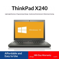 Ordinateur portable 12,5 pouces, processeur Core I5, système d'exploitation Win10, graphismes intégrés, fin et léger, pour usage professionnel et bureautique