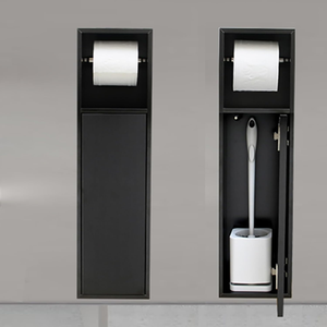 Gạch vòi hoa sen thích hợp lõm vòi hoa sen kệ tủ tường với mô hộp giấy cuộn chủ Tier nhà vệ sinh bàn chải lưu trữ - Product Image 6