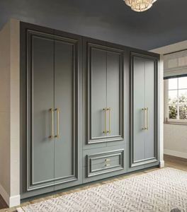 Armoire de haute qualité de style américain rétro, série verte, en bois massif, avec un design de segmentation haut et bas - Product Image 2