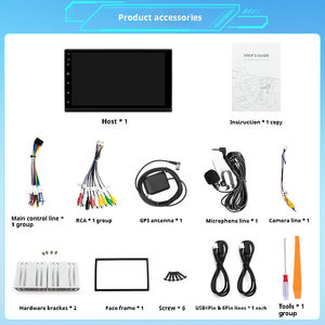 7 \ "Android GPS Navigation autoradio 2 Din Portable écran LCD usage général transmetteur FM caméra <span class=keywords><strong>de</strong></span> recul aide à l'inversion TV - Product Image 6