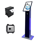 Tầng thường vụ 22 ''Màn hình cảm ứng đăng nhập <span class=keywords><strong>kiosk</strong></span> cho hệ thống xếp hàng trong ngân hàng - Product Image 3