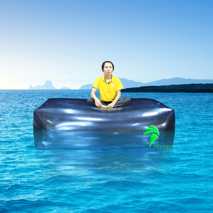 Colchones inflables individuales y dobles de diseño moderno Colchoneta inflable transparente plegable <span class=keywords><strong>para</strong></span> exteriores de PVC - Product Image 5