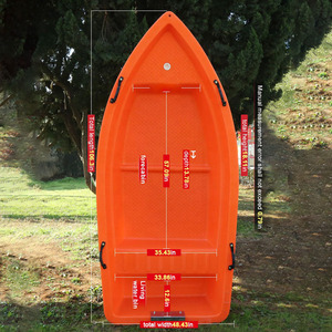 เรือตกปลาพลาสติกขนาดเล็ก 2.7 เมตร เรือสำราญสำหรับพักผ่อนหย่อนใจ พร้อมมอเตอร์ติดท้า<span class=keywords><strong>ย</strong></span>เรือ - Product Image 6