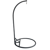 Vente en gros de mobilier d'extérieur personnalisé Chaise de salon hamac pour terrasse suspendue Balcon pour jardin Balançoire en rotin avec support