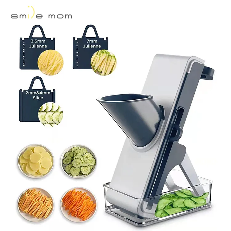 Nhà Máy Giá mandoline rau Slicer chuyên nghiệp hướng dẫn sử dụng thực phẩm Chopper với đồ dùng nhà bếp