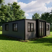 Maison préfabriquée pliable et extensible économique de 40, 30 et 20 pieds, avec cuisine, prix abordable, idéale comme logement secondaire