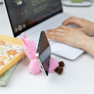 Nuevo y elegante colgante de peluche de animal de ojos grandes, llavero, decoración de escritorio, colgante para mochila, soporte para teléfono, juguetes de animales de peluche - Product Image 4