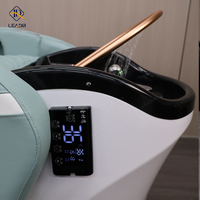 Fauteuil de lavage de cheveux électrique pour salon, avec dossier relevable, pour soins du visage et spa japonais