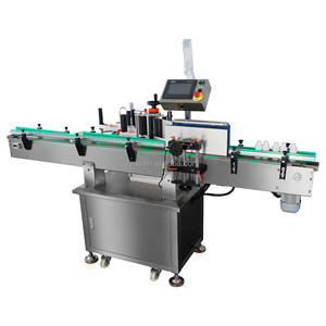 고정밀 전기 서보 수직 라벨링 기계 자동 자동 접착 병 라벨러 유리 종이 목재 모터 - Product Image 6