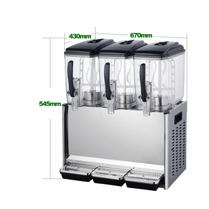 Refrigerador Automático Comercial para Jugo de Naranja Frío, <span class=keywords><strong>Dispensador</strong></span> de Jugo de Frutas de 20 Litros para Cafeterías, Doble Voltaje, <span class=keywords><strong>1</strong></span> Año de Garantía - Product Image 5
