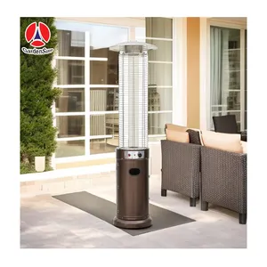 2021 New Outdoor Round Glass Tube Stainless Steel Top Quality Gas Patio Heater//