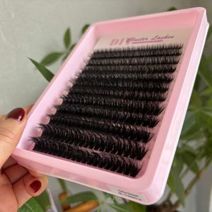 Extensions de cils personnalisées avec logo, style Comic Wing Anime, 0,07 mm, cheveux synthétiques, volume léger hybride 3D-5D, fabrication mécanique - Product Image 2