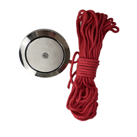 Dowell Offre Spéciale Kit d'aimant de pêche à double crochet à bas prix Kit d'aimant de pêche N52 super fort personnalisé Corde en nylon
