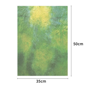 Papel de embalaje para flores de 35*10cm disponible para venta al por mayor, diseño de lago de lótus bajo la luz de la luna, impermeable, de alta gama. - Product Image 1