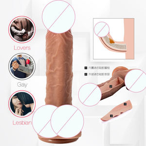 8 9 10 11 12 Zoll schwarz braun Hautfarbe realistische <span class=keywords><strong>Dildo</strong></span> Sexspielzeug Erwachsenen Spielzeug - Product Image 6