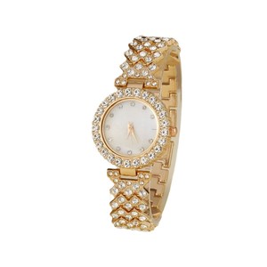 Reloj de mujer con diamantes completos de comercio exterior en <span class=keywords><strong>vivo</strong></span>, pulsera de cuarzo <span class=keywords><strong>rojo</strong></span> para estudiantes, conjuntos de joyería de moda, venta <span class=keywords><strong>al</strong></span> por mayor de fábrica - Product Image 4