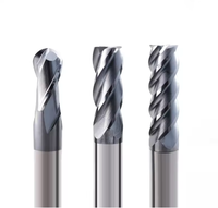 Fraiseuses CNC VUILI, fraises à extrémité plate en carbure cémenté pour l'aluminium, fraises pour le travail des métaux